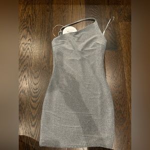 New with tags! Princess Polly Silver Mini Dress